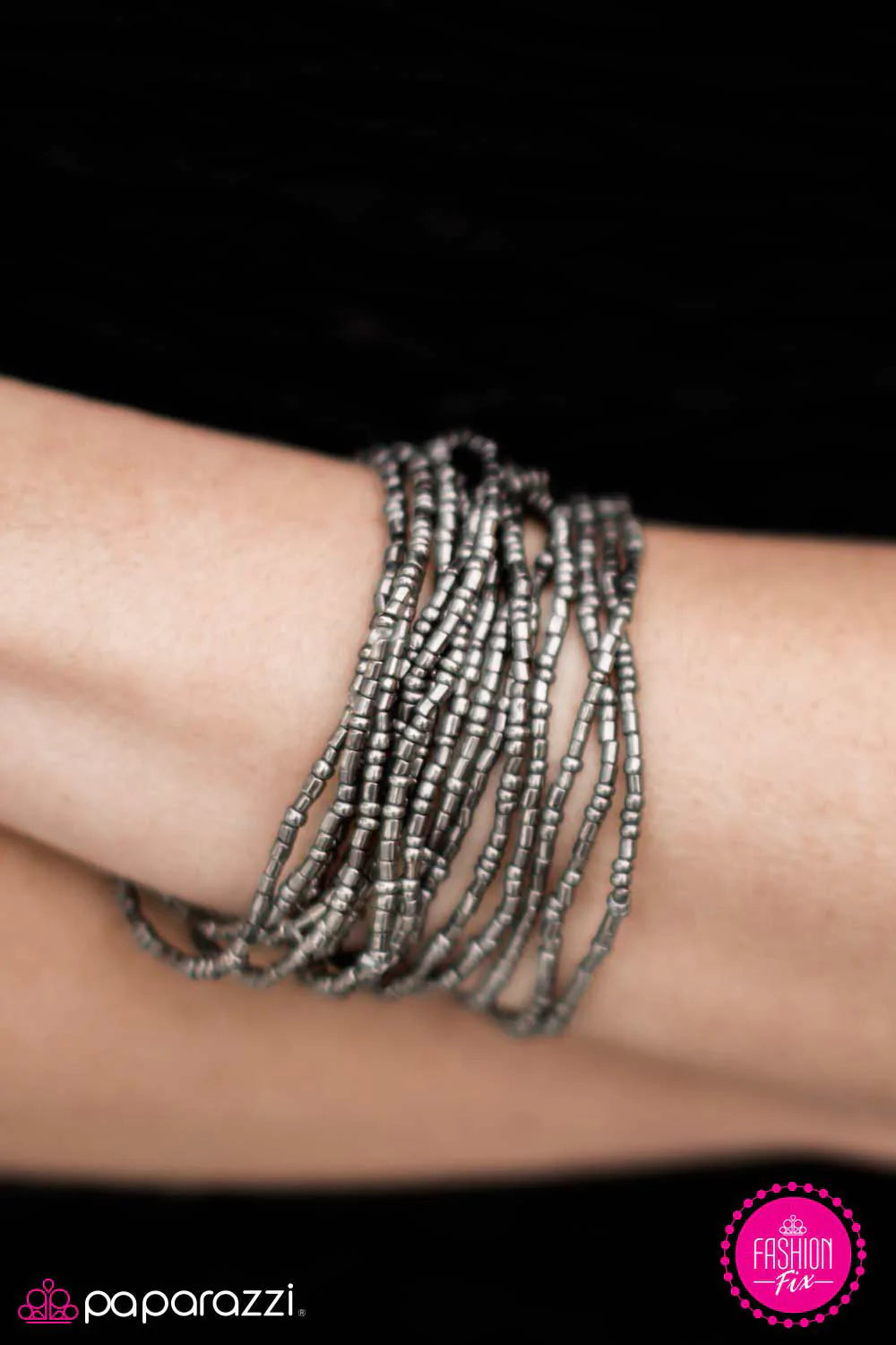 Paparazzi Bracelet ~ Glacial Glamour  - Silver