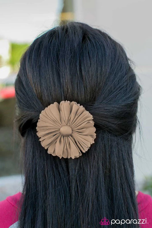 Paparazzi Hair Accessories ~ Life Of The Tea Party - Brown