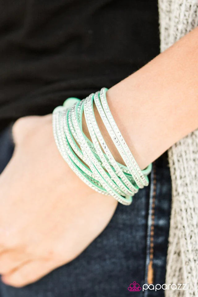 Pulsera Paparazzi ~ Do The Hustle - Verde