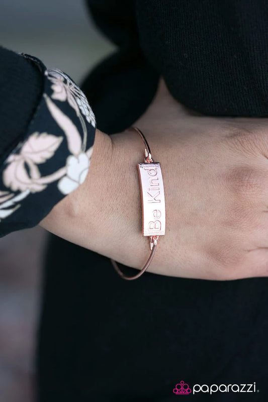 Paparazzi Bracelet ~ Be Kind - Copper