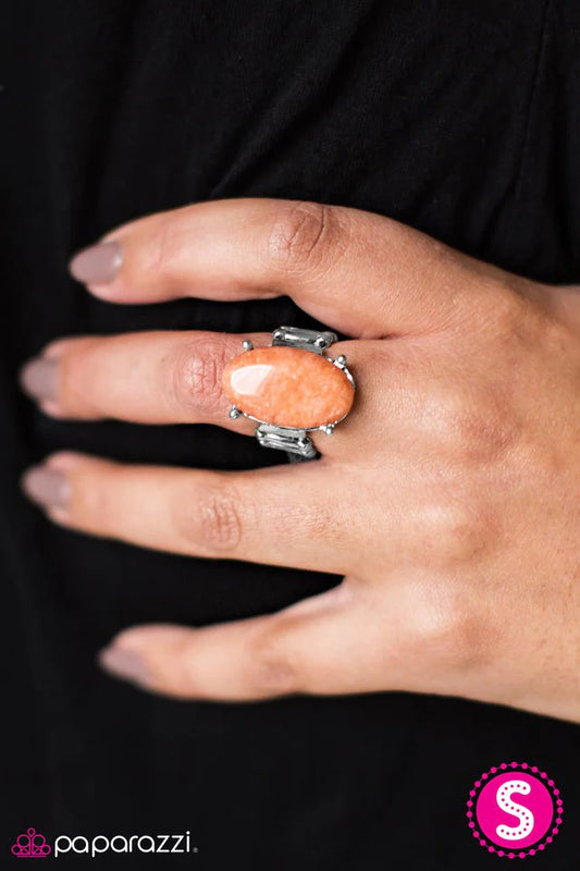 Anillo Paparazzi ~ Piedra Mágica - Naranja