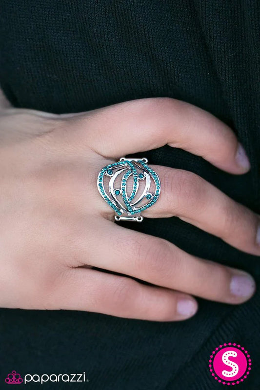 Paparazzi Ring ~ Cosmic Compass - Blue