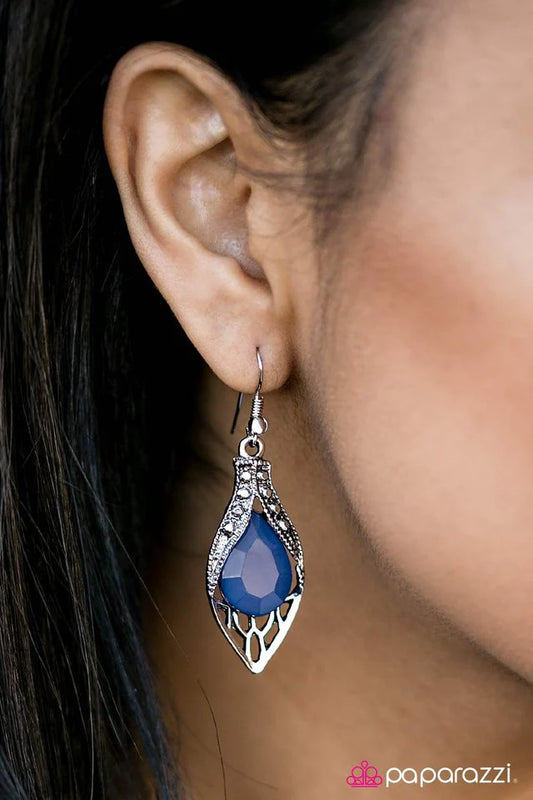 Pendiente Paparazzi ~ BRIGHT On Time - Azul