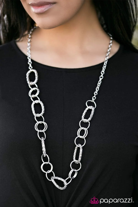 Paparazzi Necklace ~ Isnt It Obvious?  - Silver
