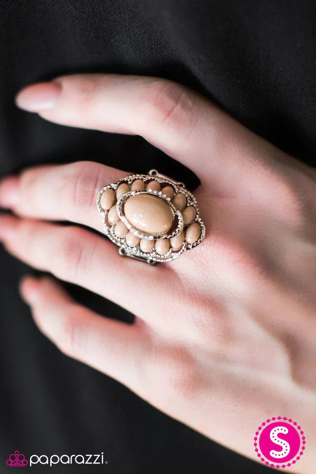 Paparazzi Ring ~ Will You BEAD My Girl? - Brown