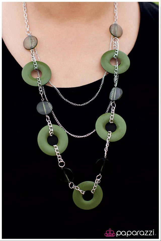 Collar Paparazzi ~ Going Green - Verde