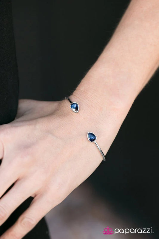 Paparazzi Bracelet ~ Risk of Rain - Blue