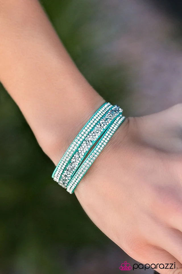 Pulsera Paparazzi ~ I Love Rock N Roll - Verde