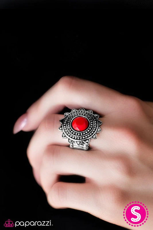 Paparazzi Ring ~ I Told You SOL - Red
