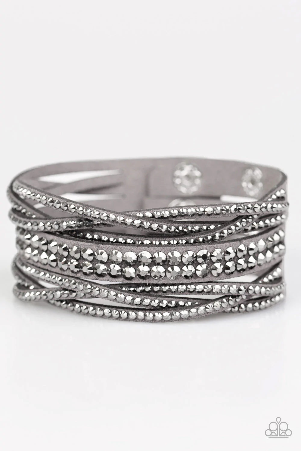 Paparazzi Bracelet ~ Friends Who SLAY Together... - Silver