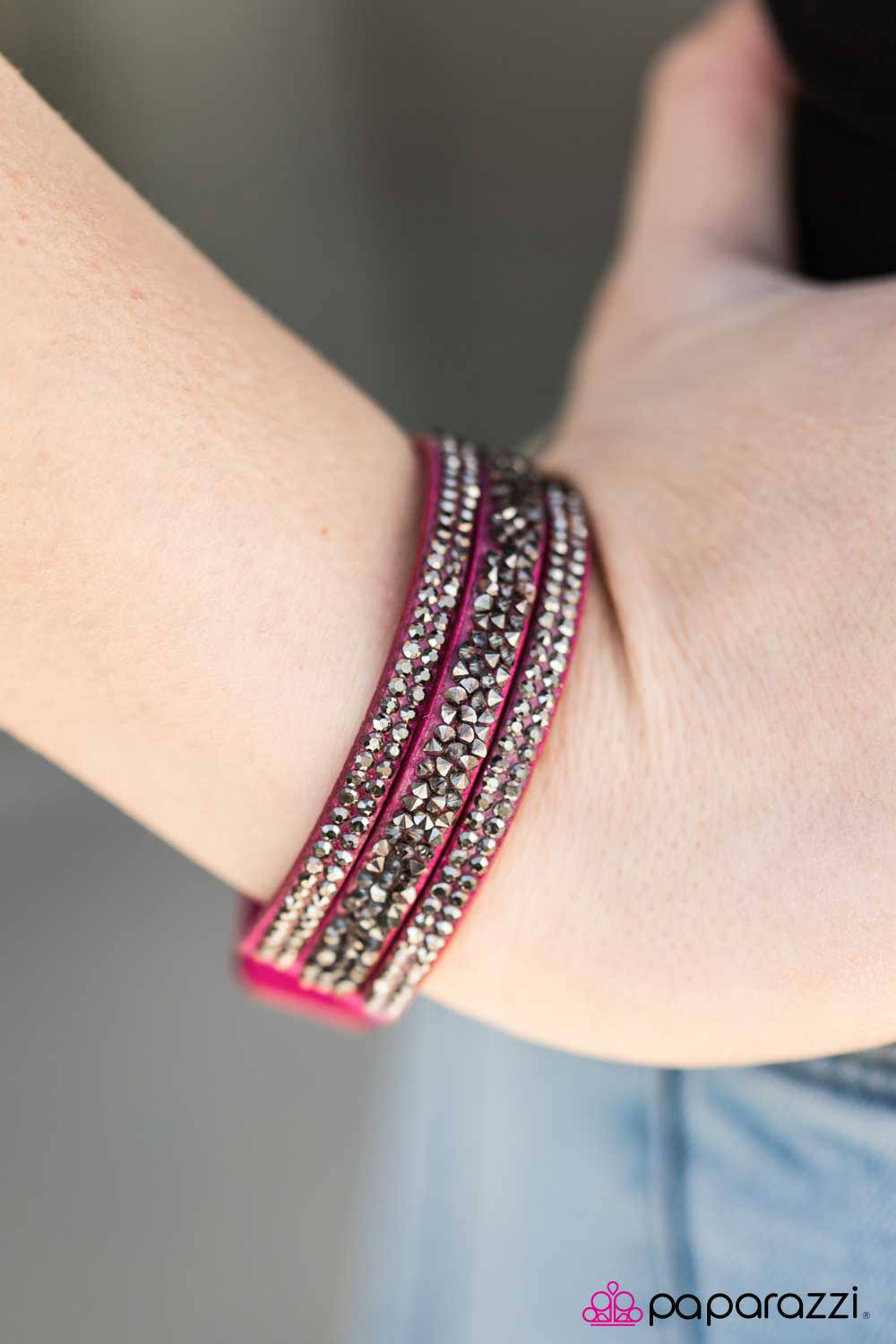 Pulsera Paparazzi ~ Me encanta el rock and roll - Rosa