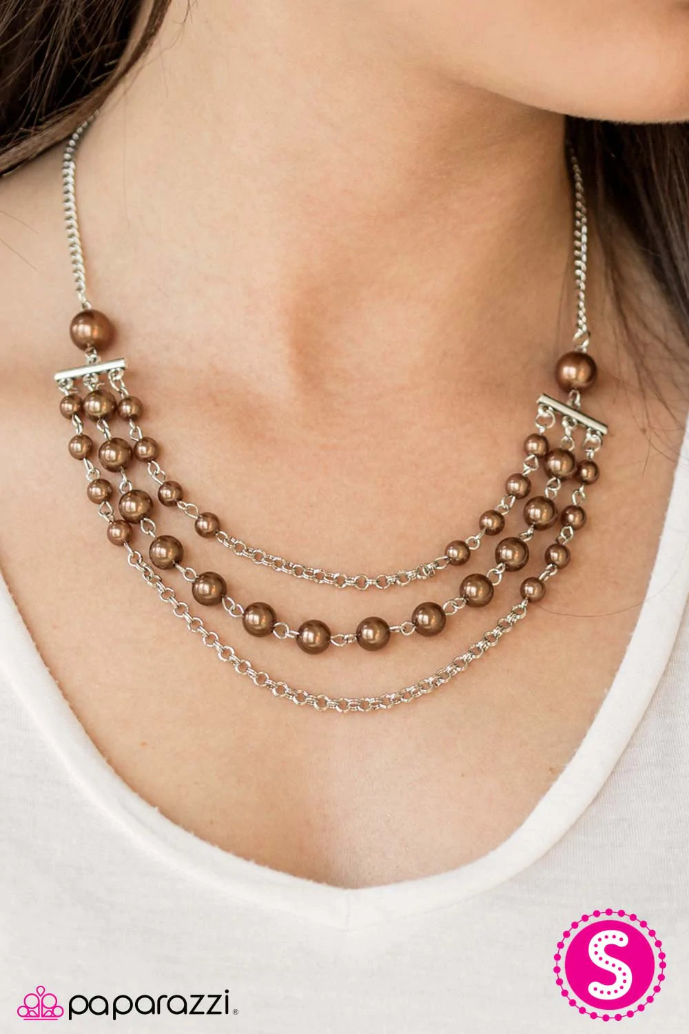 Paparazzi Necklace ~ Dressed For Success  - Brown