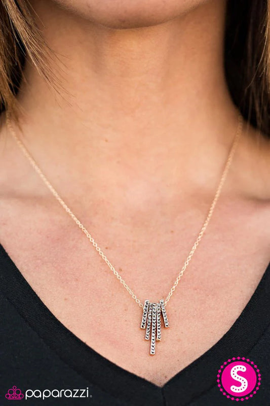 Paparazzi Necklace ~ Urban Scene - Gold