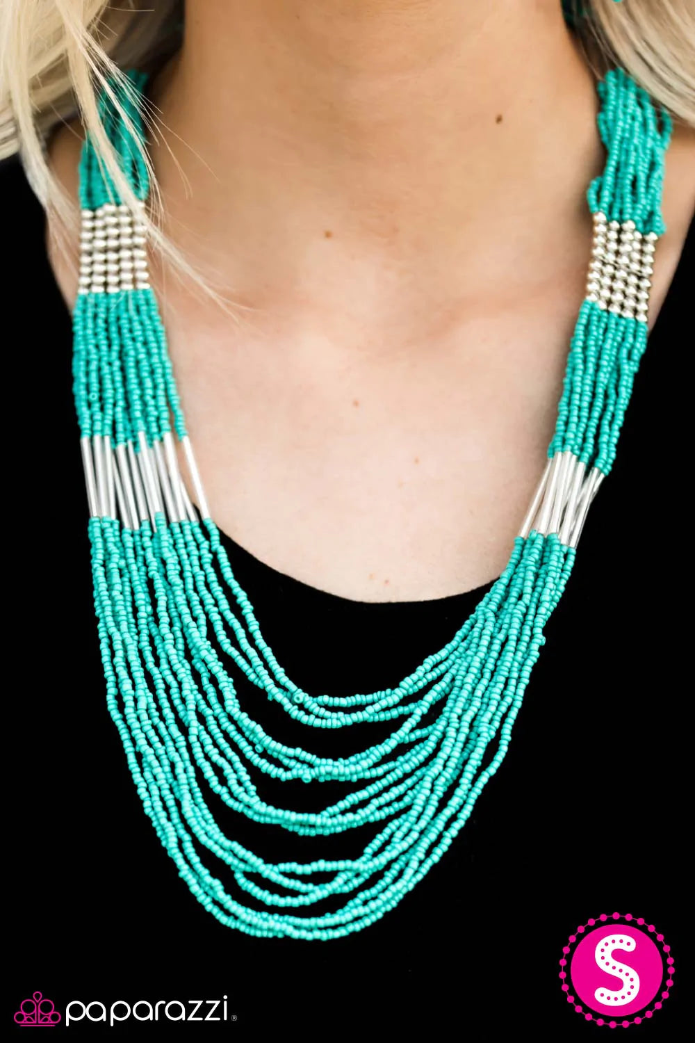 Collar Paparazzi ~ Let It BEAD - Azul