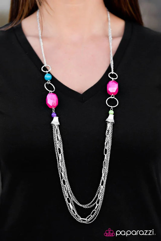 Paparazzi Necklace ~ Have An ICE Day - Multi