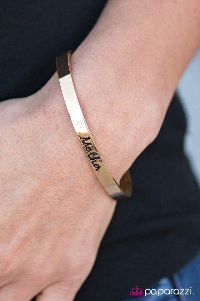Paparazzi Bracelet ~ Every Day Is Mothers Day - Gold