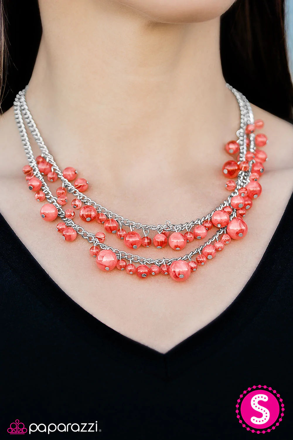 Collar Paparazzi ~ Summer Isles - Naranja