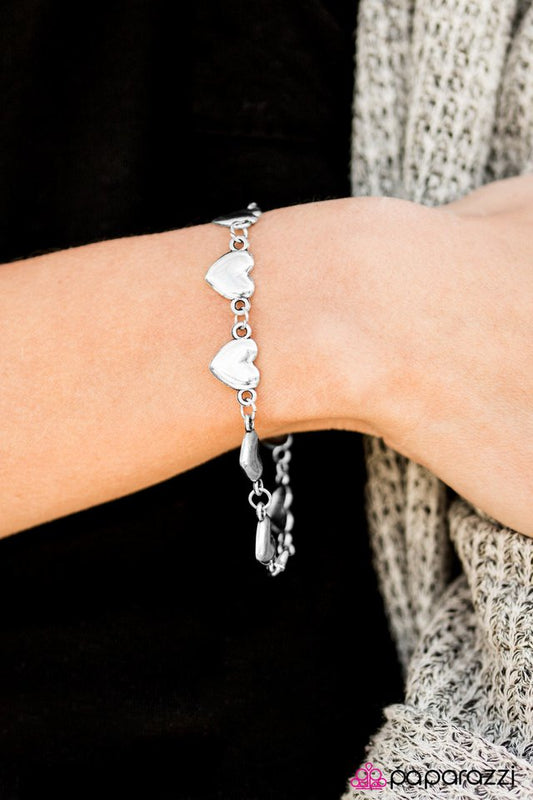 Paparazzi Bracelet ~ Guard Your Heart - Silver