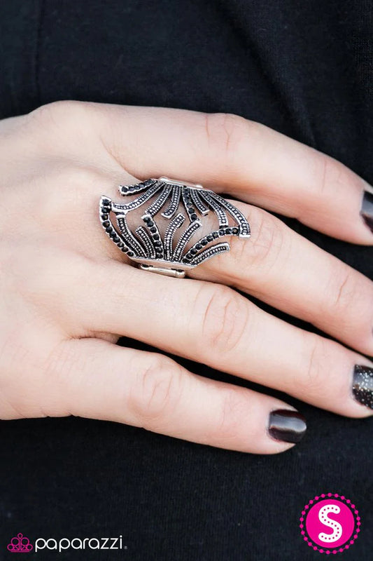 Paparazzi Ring ~ Send In The Cavalry - Black