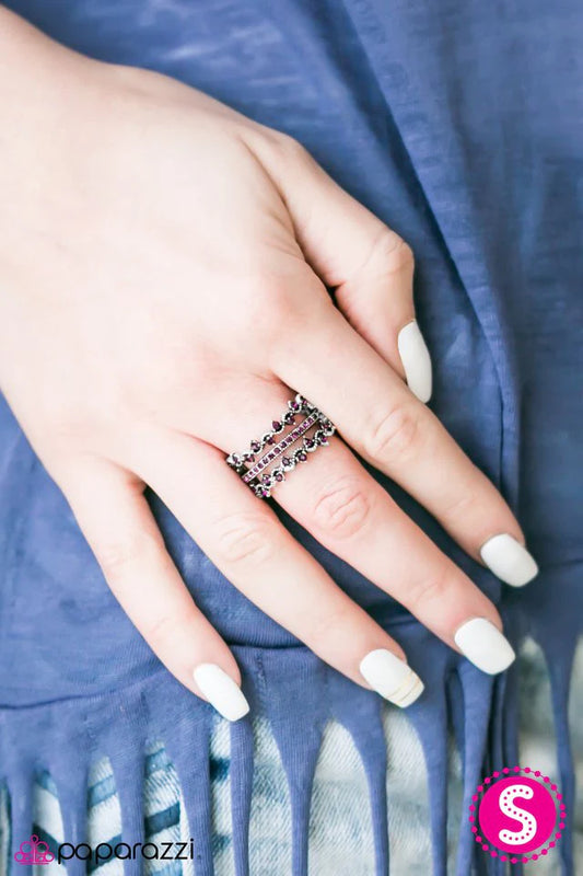 Paparazzi Ring ~ Dancing Lights - Purple