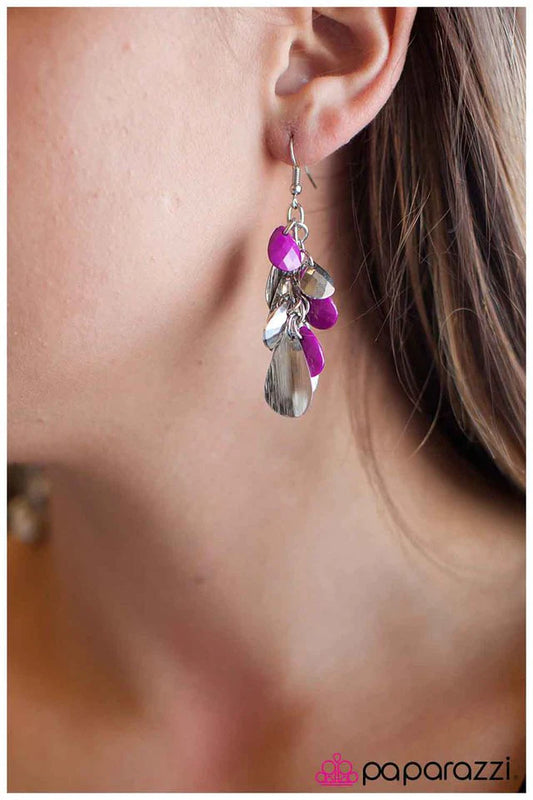 Paparazzi Earring ~ Sounds of Sophistication - Purple