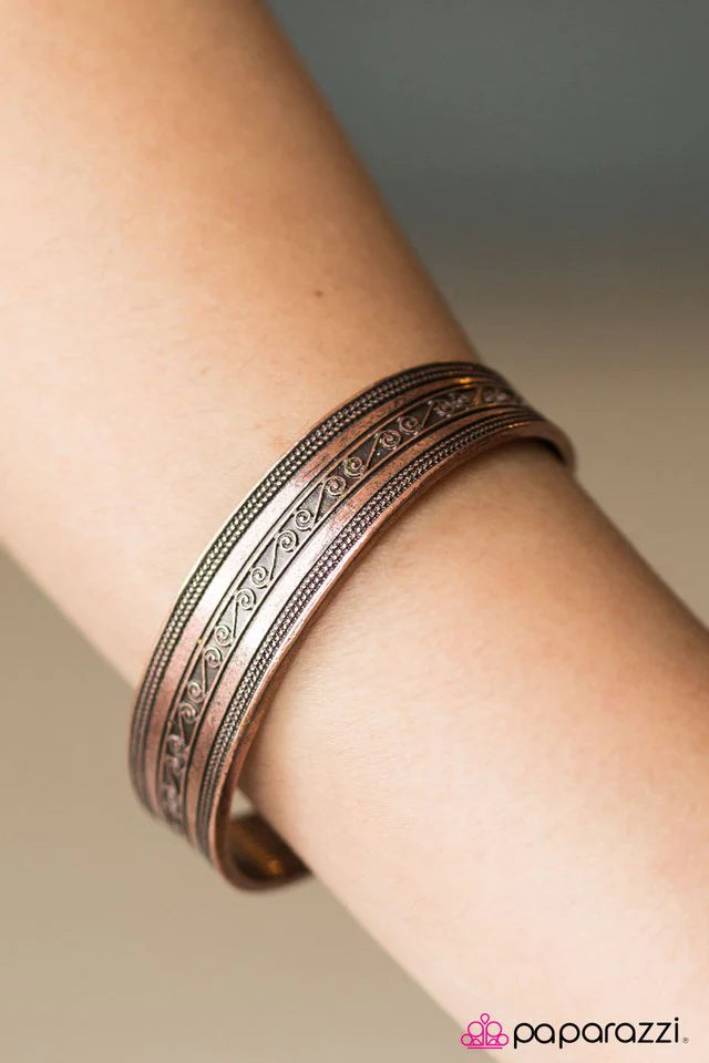 Pulsera Paparazzi ~ My Oh MAYAN - Cobre