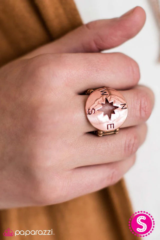 Paparazzi Ring ~ The Right Direction - Copper