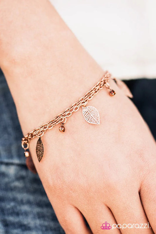 Pulsera Paparazzi ~ Es mejor que la consideres BeLEAF - Cobre