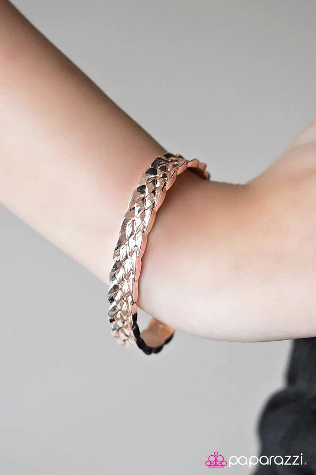 Paparazzi Bracelet ~ Spirit Animal - Rose Gold