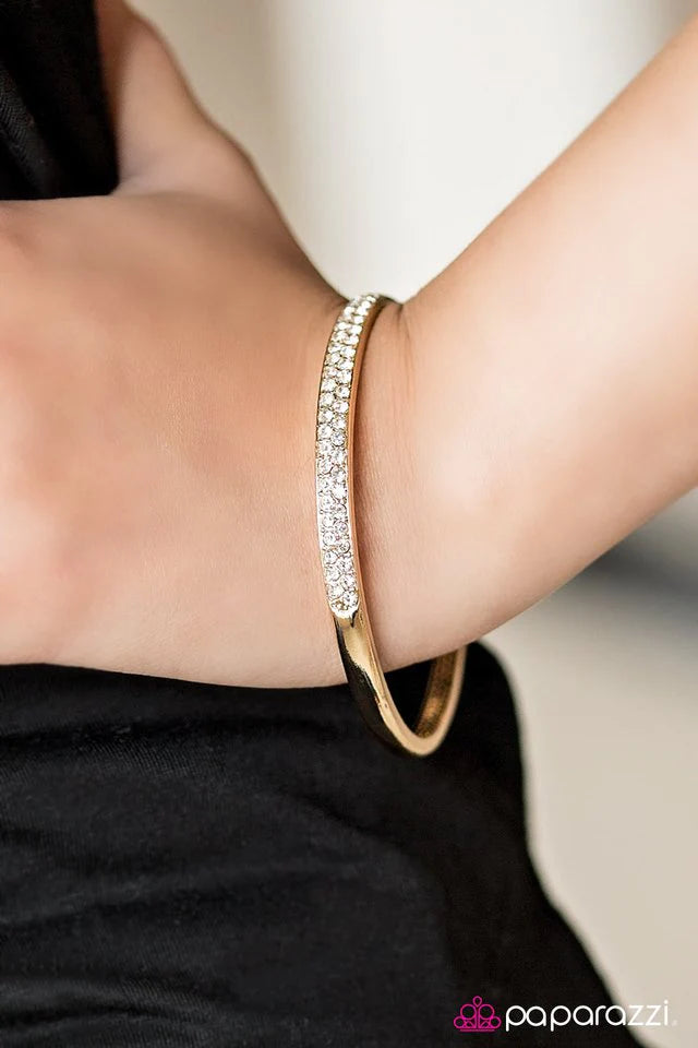 Paparazzi Bracelet ~ Spread the Sparkle - Gold