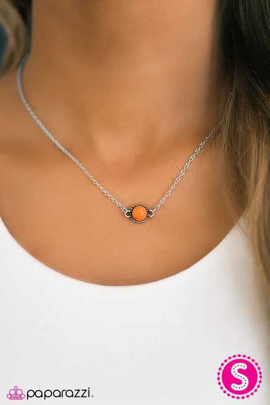 Paparazzi Necklace ~ Natures Song - Orange