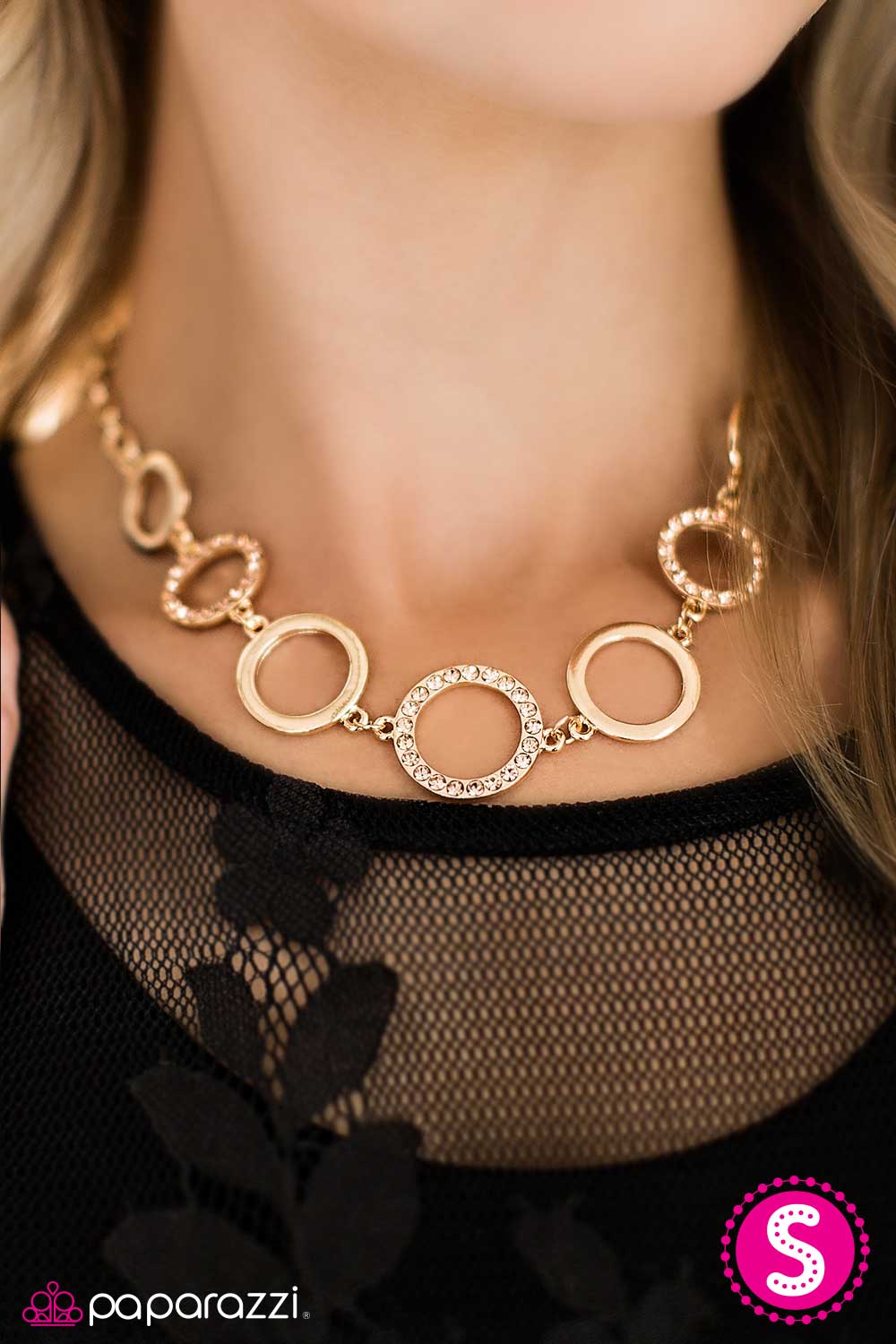 Collar Paparazzi ~ Pop The Champagne - Oro