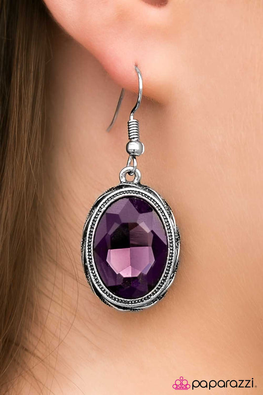 Paparazzi Earring ~ You Have Bewitched Me  - Purple