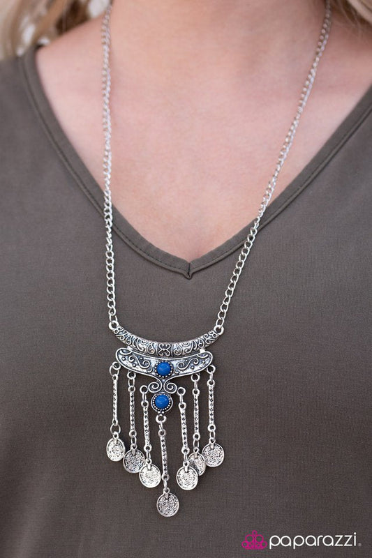 Paparazzi Necklace ~ My Greatest Adventure - Blue