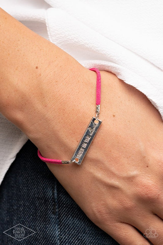 Have Faith - Pink - Paparazzi Bracelet Image