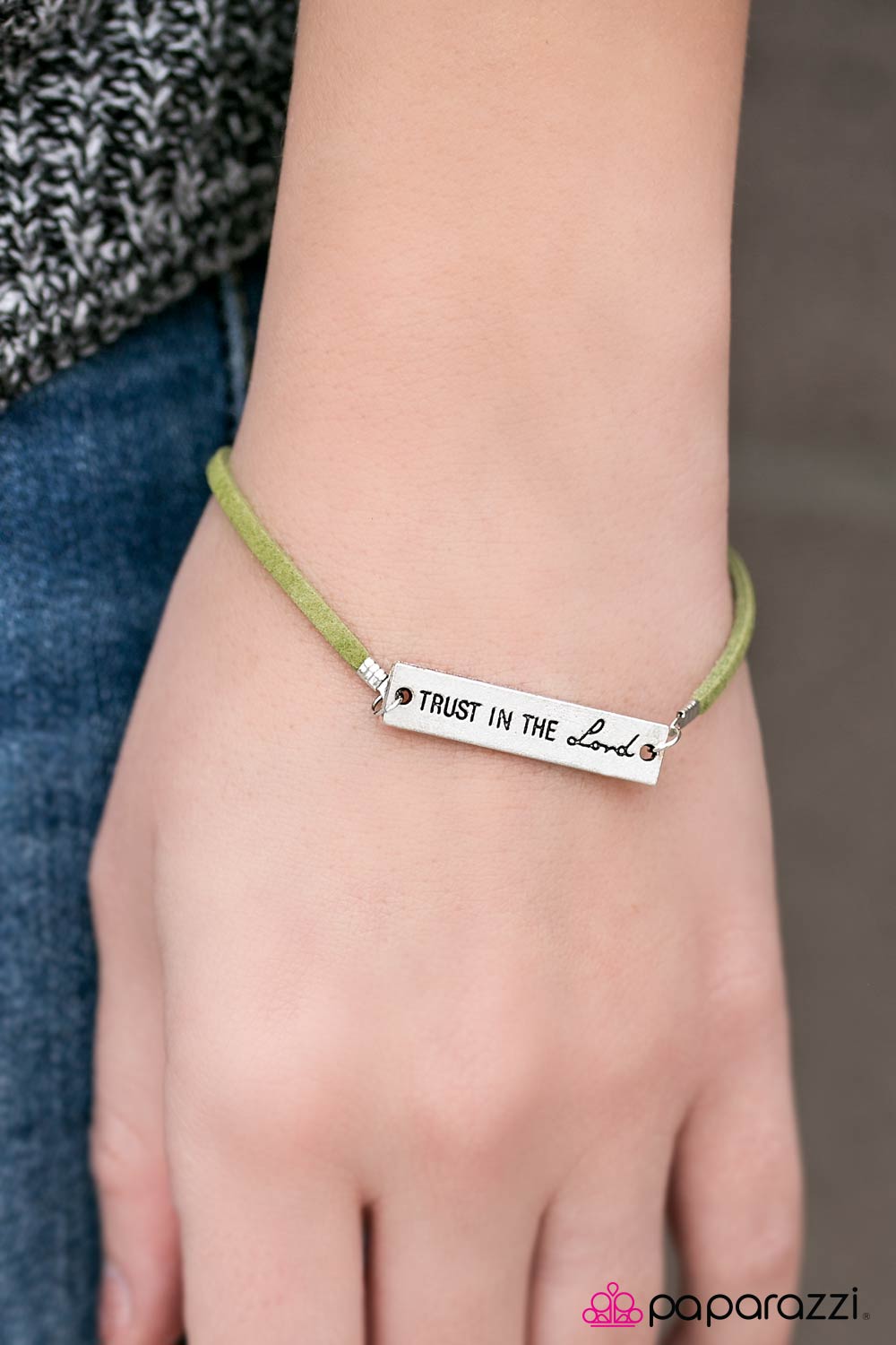 Paparazzi Bracelet ~ Have Faith - Green