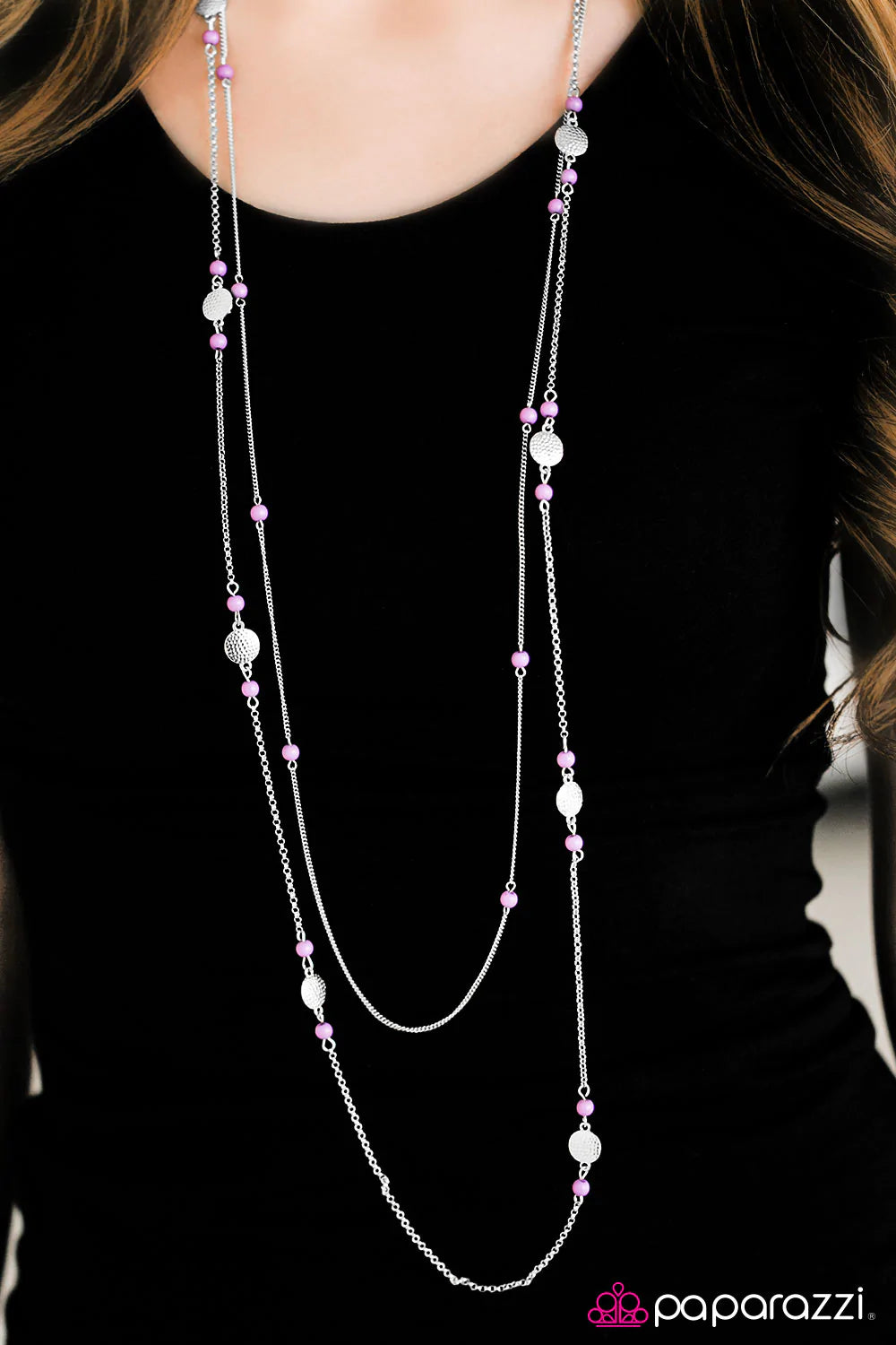 Paparazzi Necklace ~ High Tides and Good Vibes - Purple