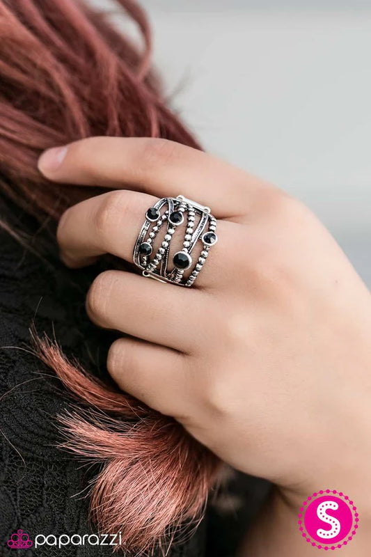 Paparazzi Ring ~ Cash Money - Black