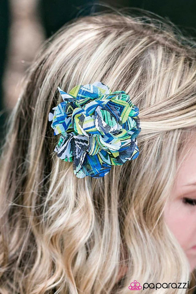 Paparazzi Hair Accessories ~ Desert Bud - Blue