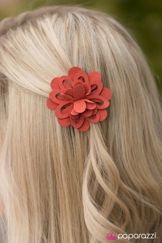 Accesorios para el cabello de Paparazzi ~ Country Chic - Naranja