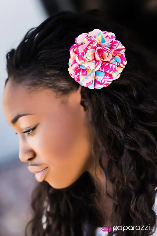 Paparazzi Hair Accessories ~ Travel Guide - Pink