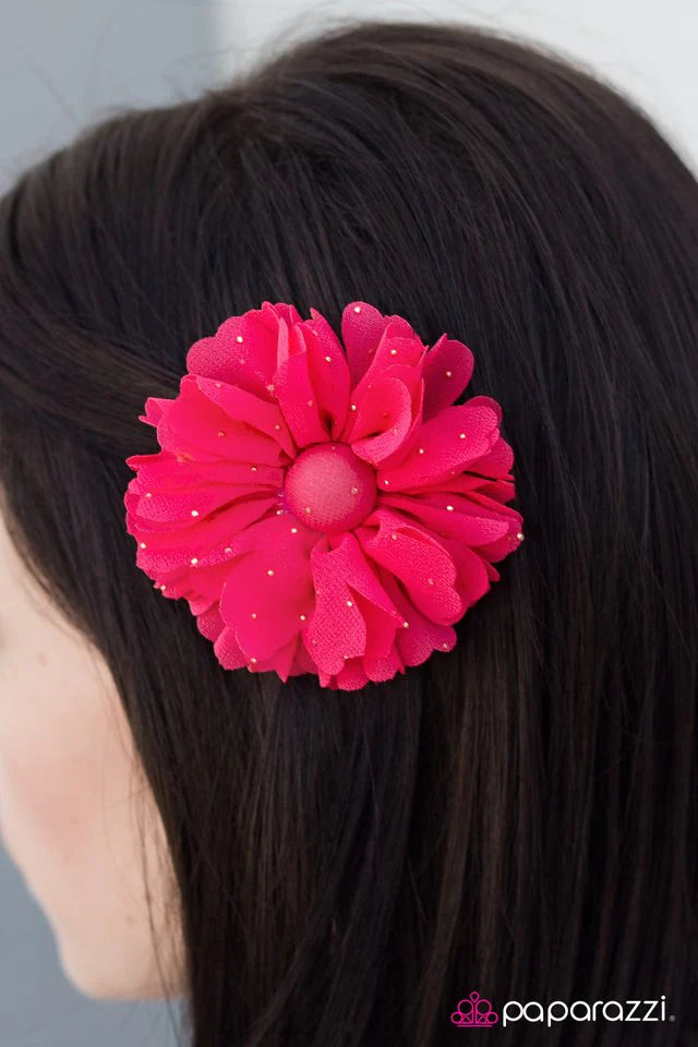 Paparazzi Hair Accessories ~ The Prize Shimmer - Pink