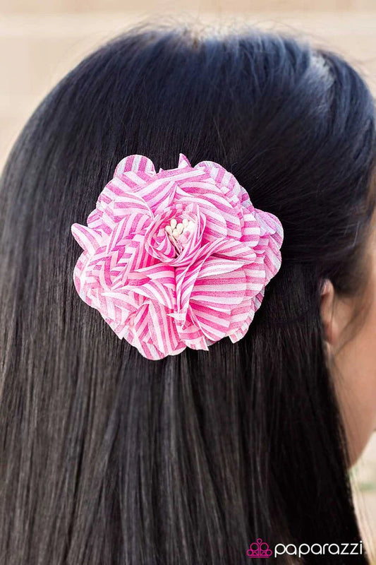 Paparazzi Hair Accessories ~ Earning My Stripes - Pink