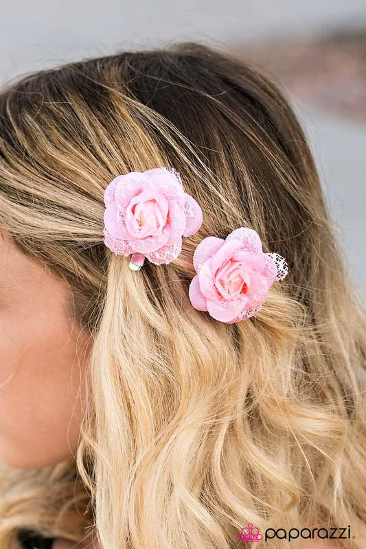 Accesorios para el cabello de Paparazzi ~ Primrose Grove - Rosa