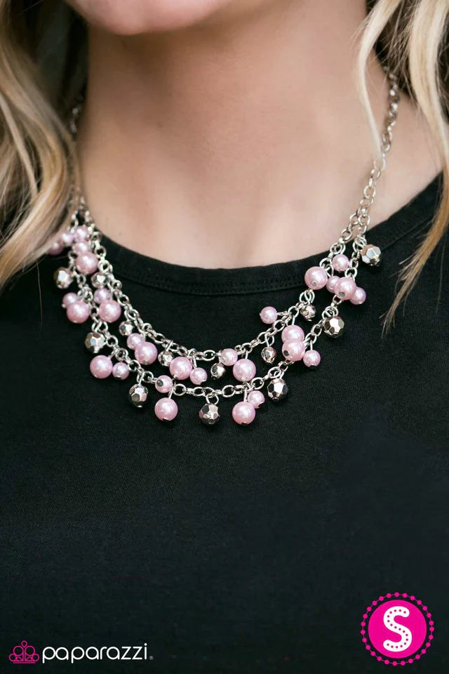 Paparazzi Necklace ~ Timeless Class - Pink
