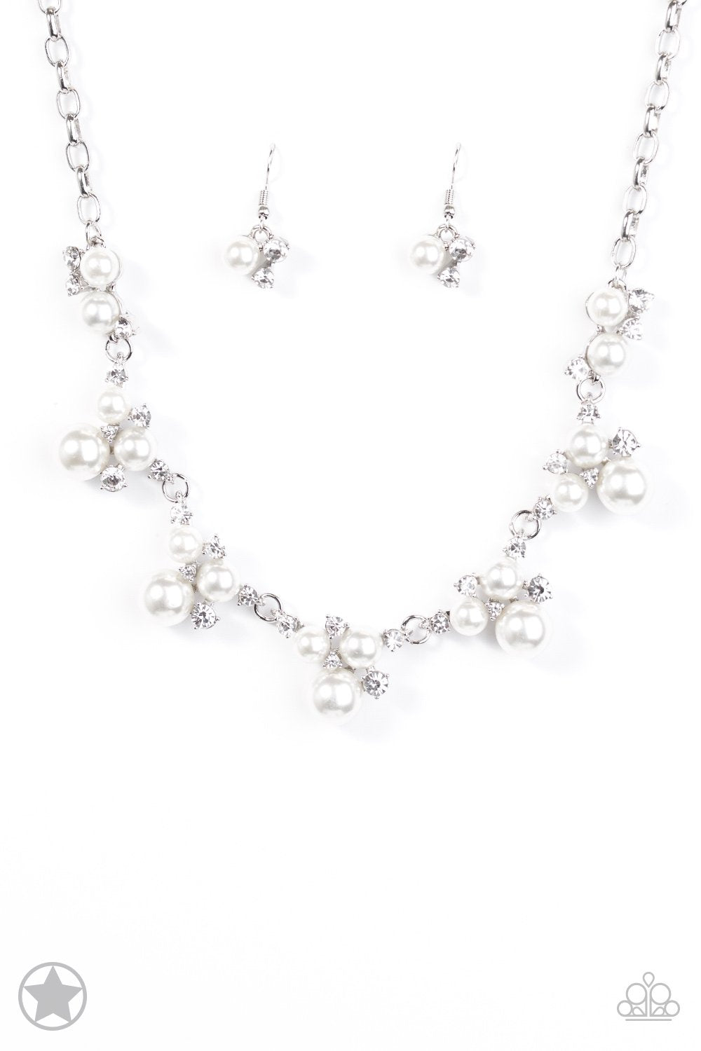 Paparazzi Necklace ~ Toast To Perfection - White