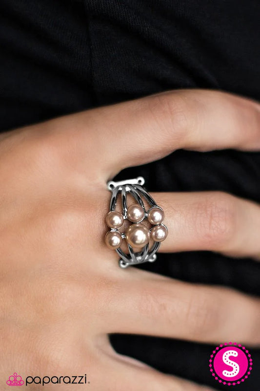 Paparazzi Ring ~ Secretly A Mermaid - Brown