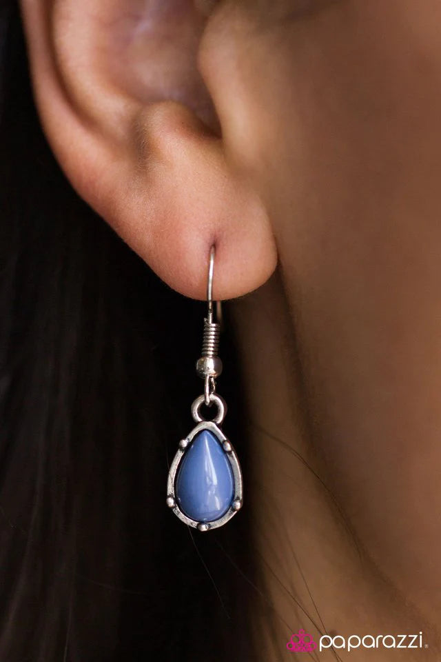 Paparazzi Earring ~ Gypsy Jive - Blue