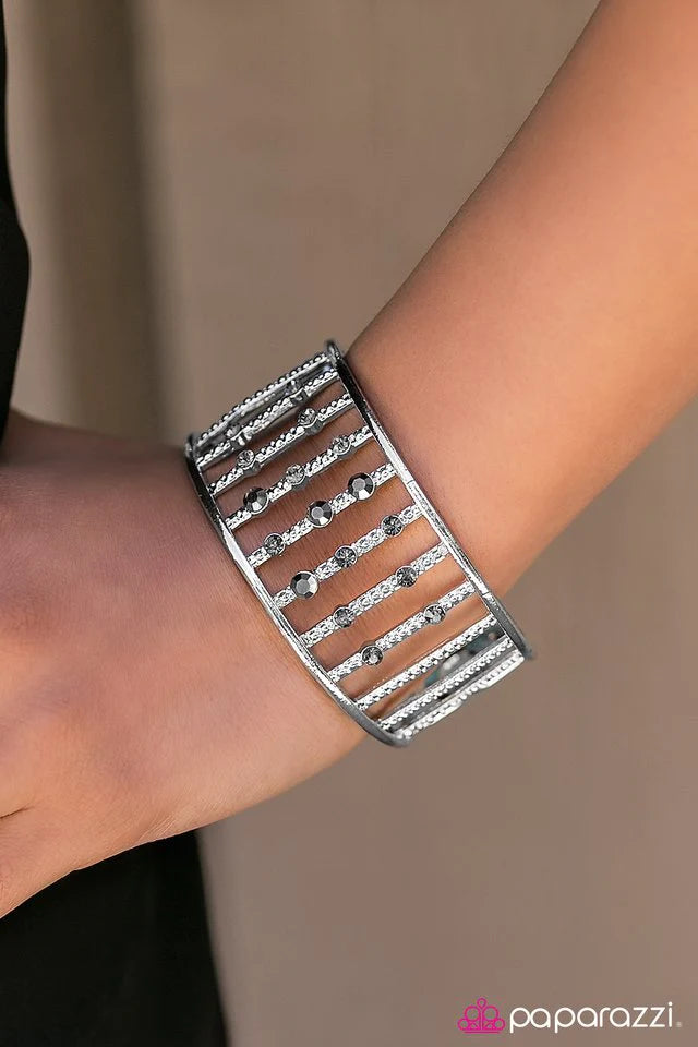 Paparazzi Bracelet ~ You Can Thank Me LADDER - Silver