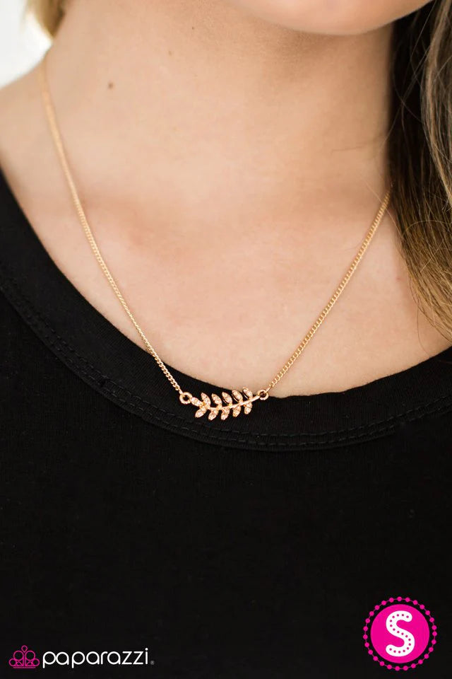 Paparazzi Necklace ~ If Trees Could Talk - Gold